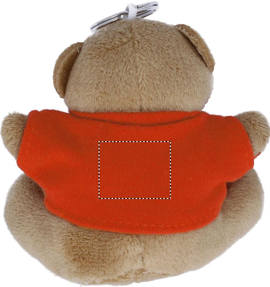 Teddy bear key ring back 10