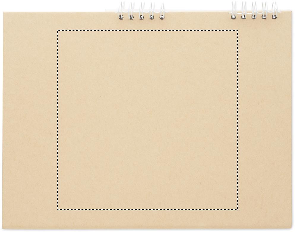 Desk calendar with memo pad back laser 13