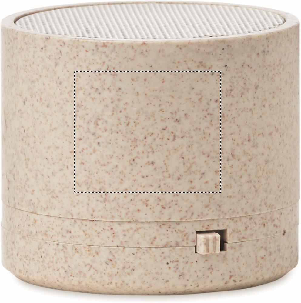 3W speaker in wheat straw/ABS side 1 13