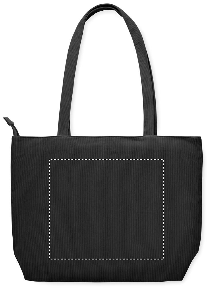 Shopper grande in velluto back 03