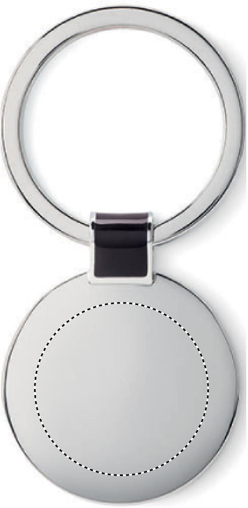 Round shaped key ring back 03