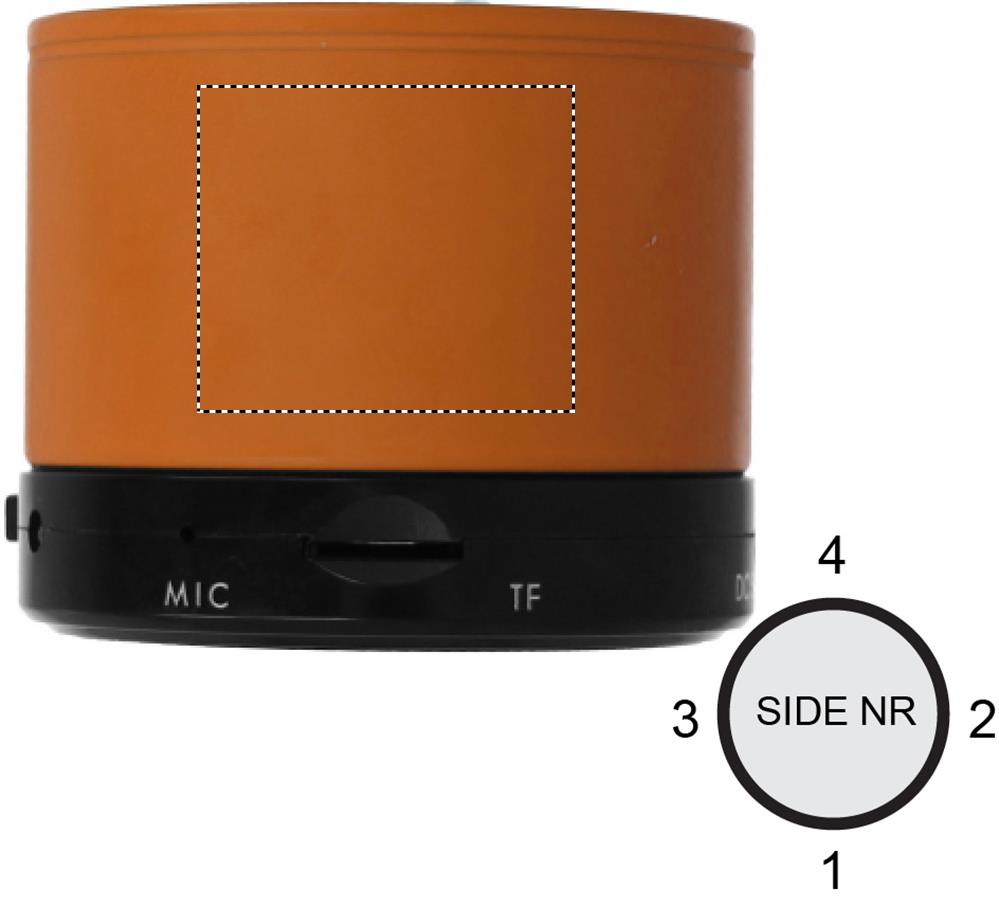 Round wireless speaker side 2 10