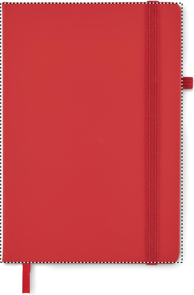 Recycled PU A5 lined notebook front pd 05