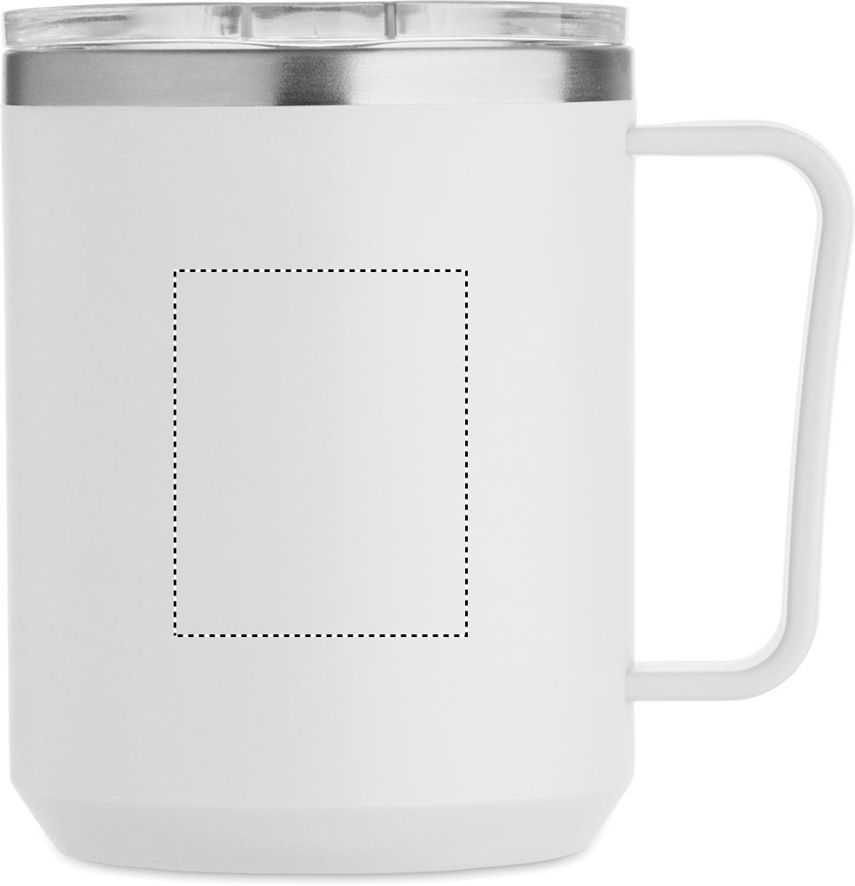 Double wall mug 400ml right handed 06