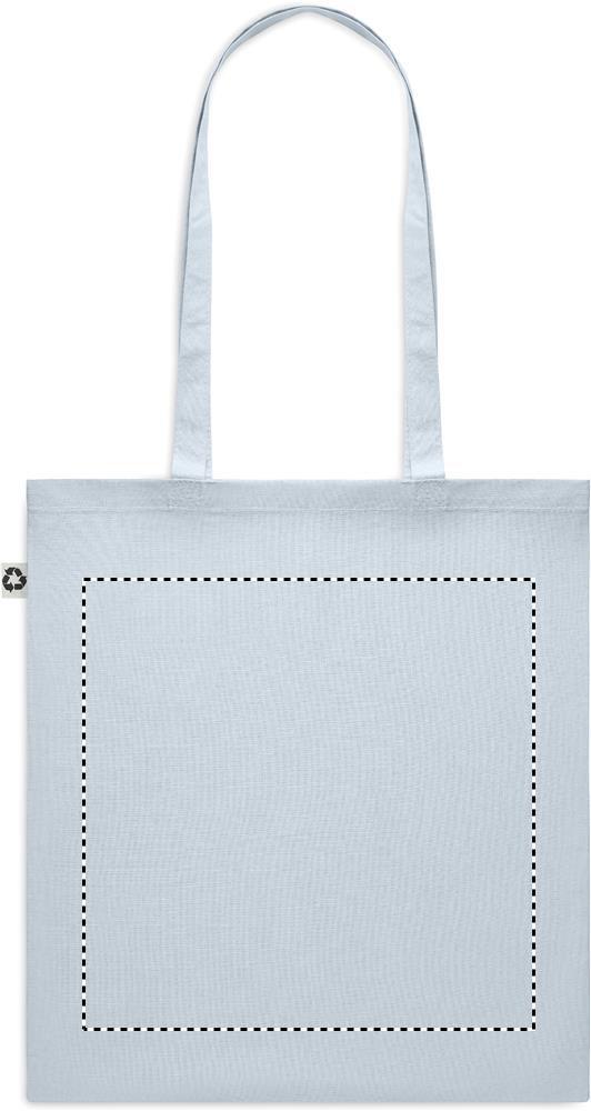 Recycled cotton shopping bag back 66
