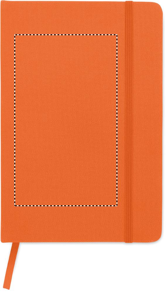 Notebook A5 in 600D RPET front 10