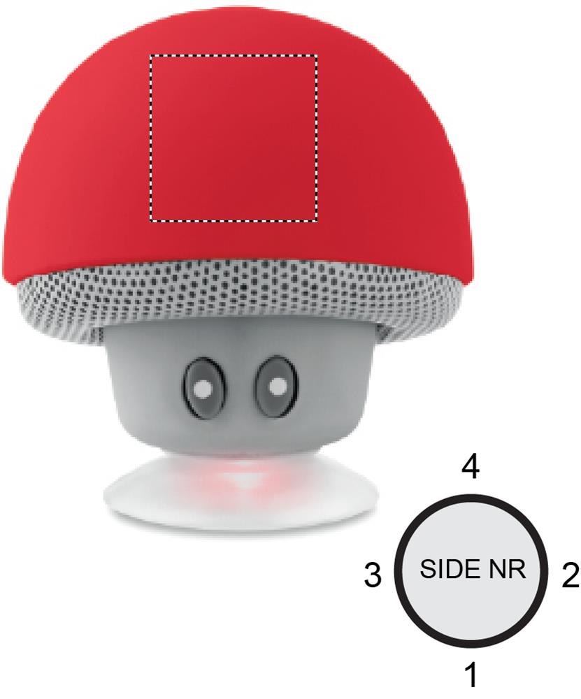 Mushroom 3W wireless speaker side 1 05