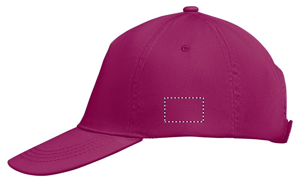 BUZZ FIVE PANEL CAP left side fu