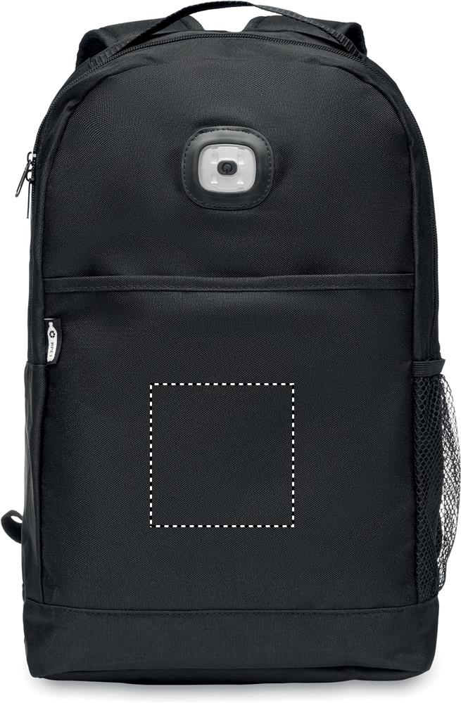 Backpack in RPET & COB light pocket transfer 03