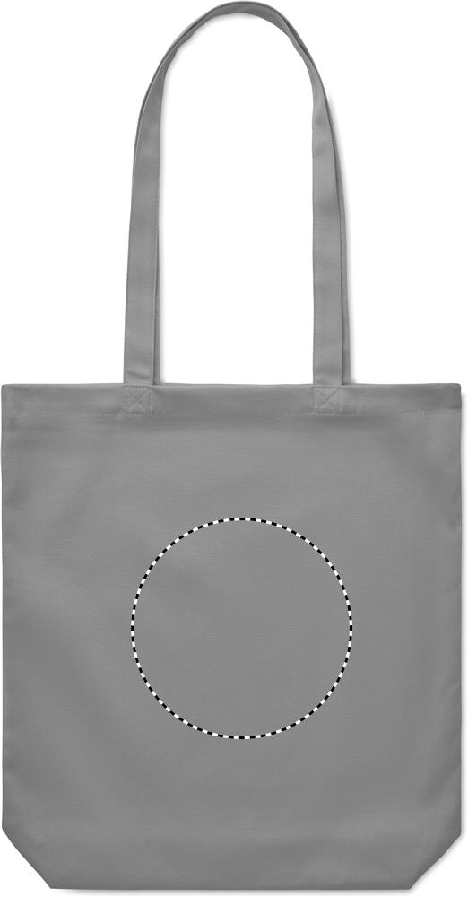 Shopper in tela 270 gr/m² front embroidery 07