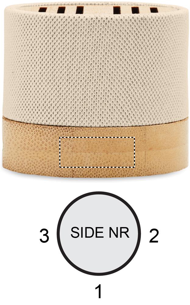 Bamboo RPET wireless speaker side 2 13