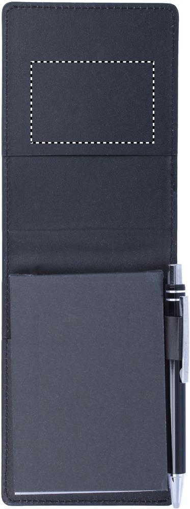 A7 notepad in PU pouch w/pen inside 03