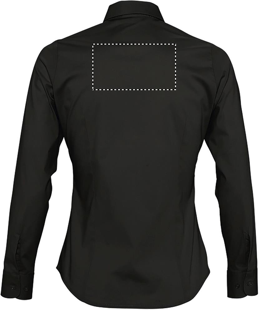 EDEN STRETCH WOMEN SHIRT back screen bk