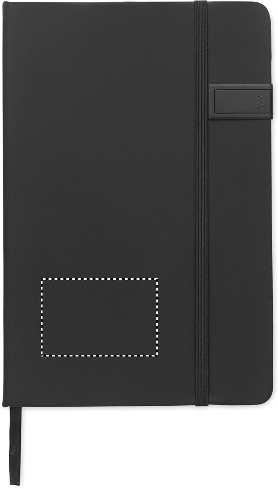 A5 notebook w/ integrated USB front pad 03