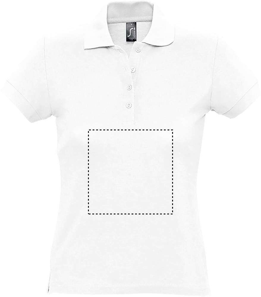 PASSION WOMEN POLO 170g front wh