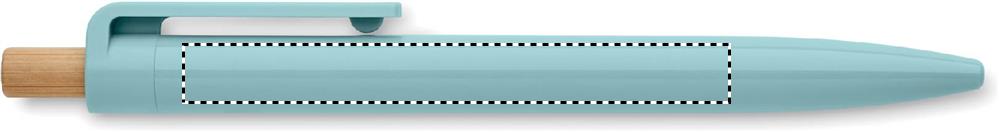 Penna a sfera in ABS riciclato barrel left handed 66