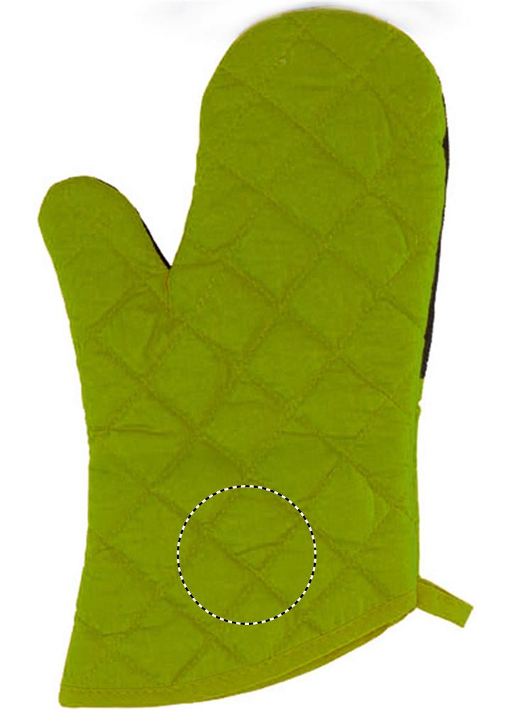 Cotton oven glove front lower e 09