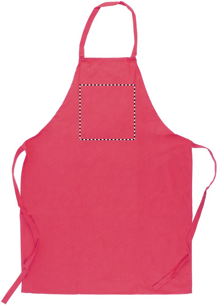 Kitchen apron in cotton front 38