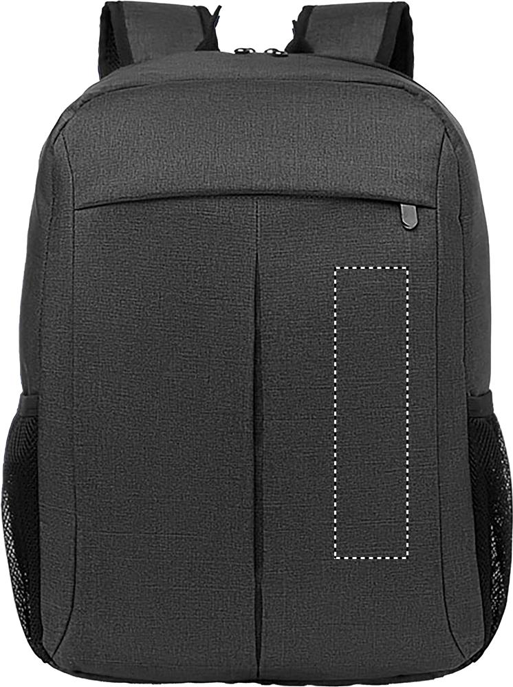 Backpack in 360d polyester front right 07