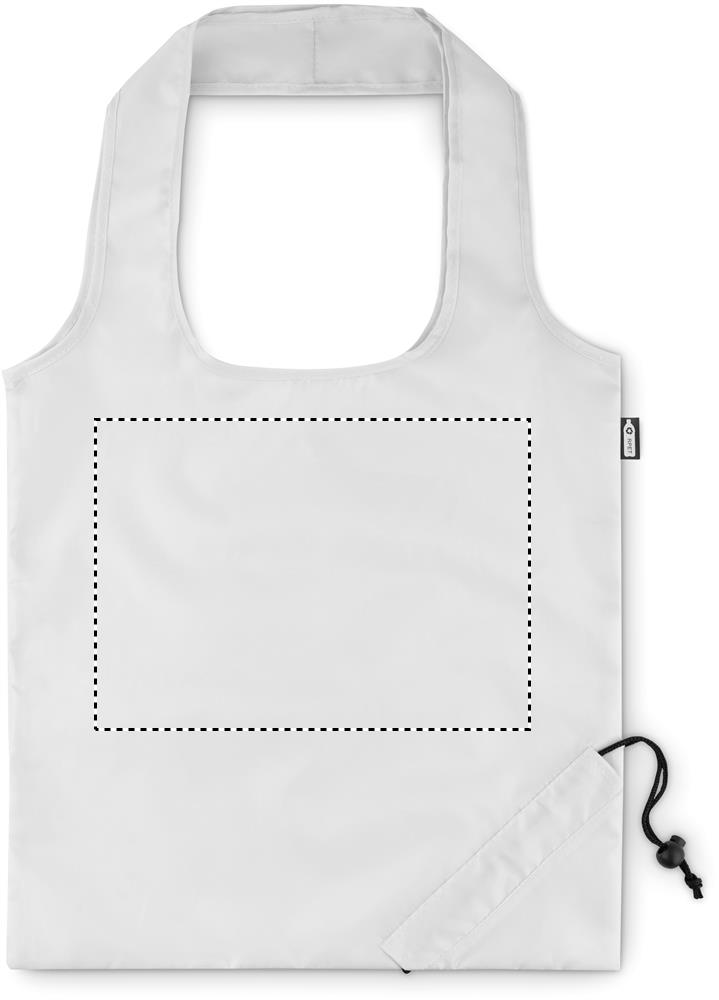 Foldable RPET shopping bag front ts 06
