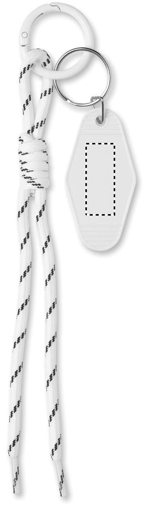 Braided rope with tag keyring side 1 06