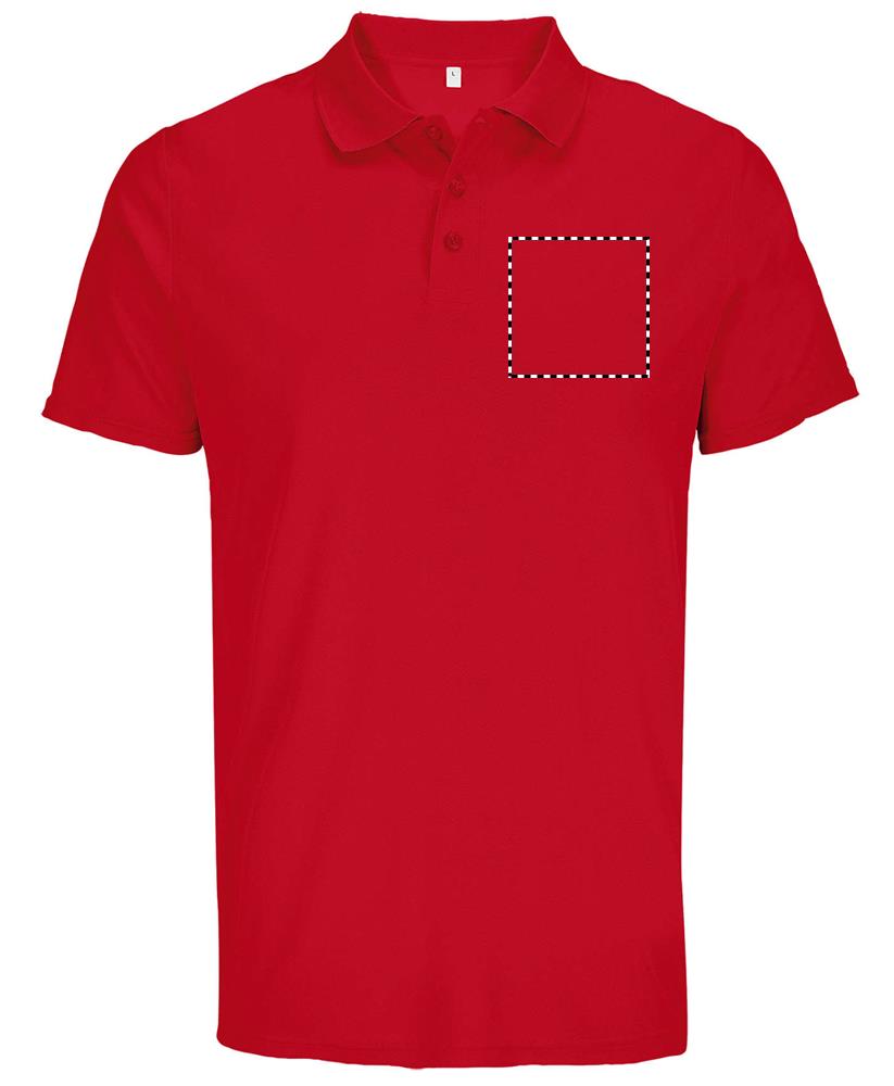 PITCHER UNISEX POLO chest rd