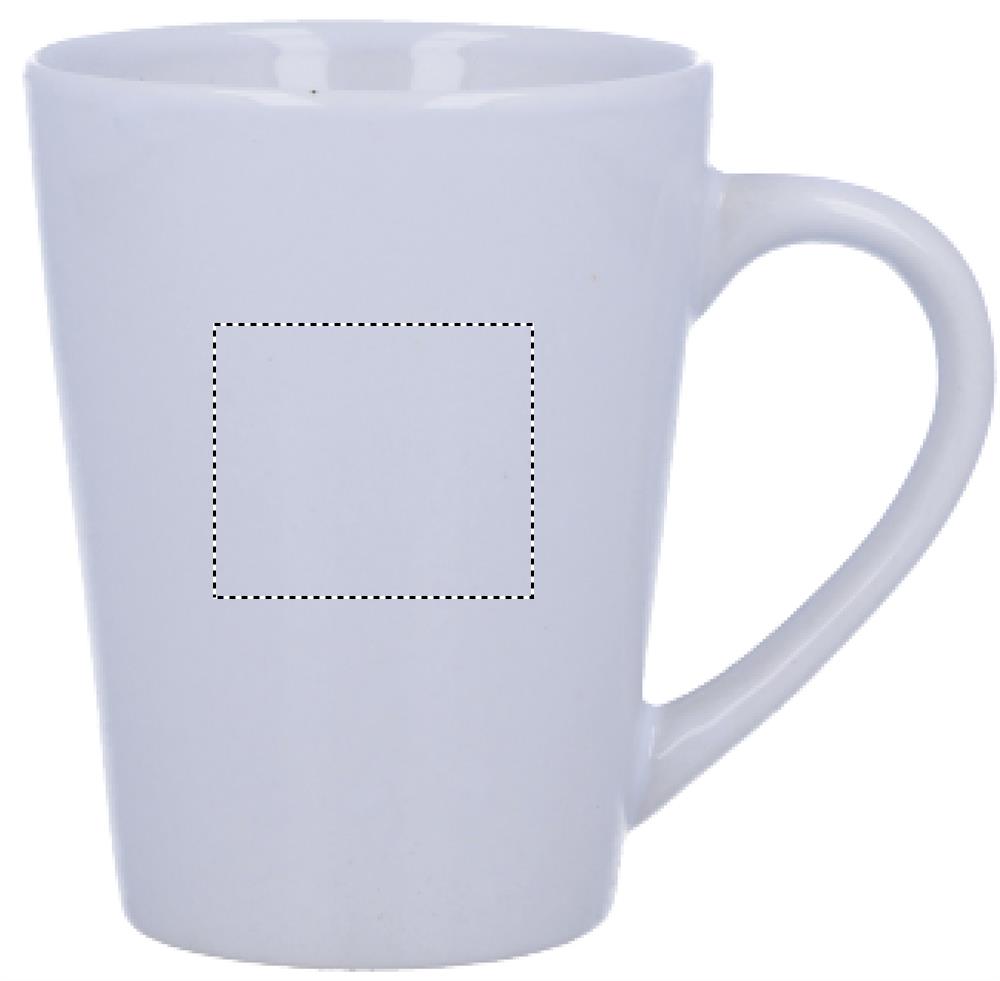 Ceramic coffee mug 180 ml right handed 06