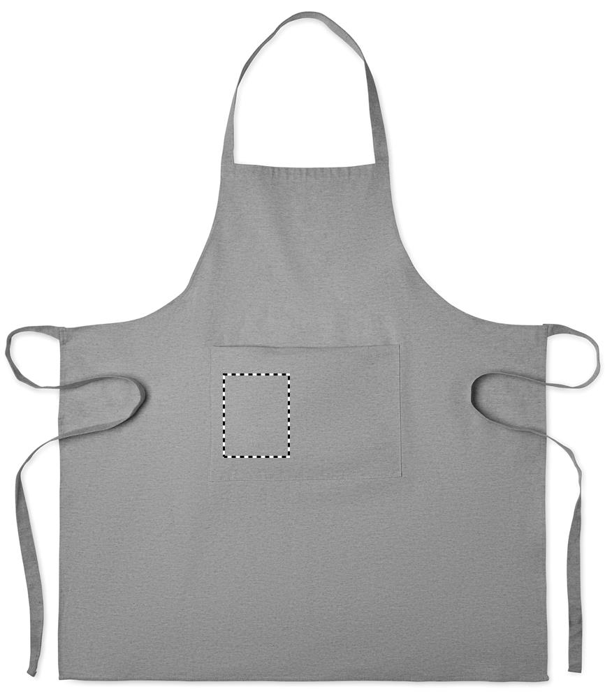Grembiule da cucina in cotone rici front pocket right 07