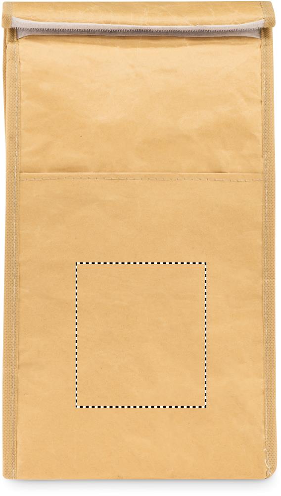 Woven paper 3L lunch bag pocket screen 13