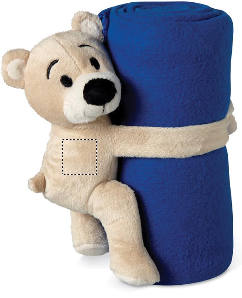 Fleece blanket with bear back side 1 04