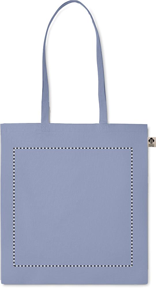 Organic cotton shopping bag front 66