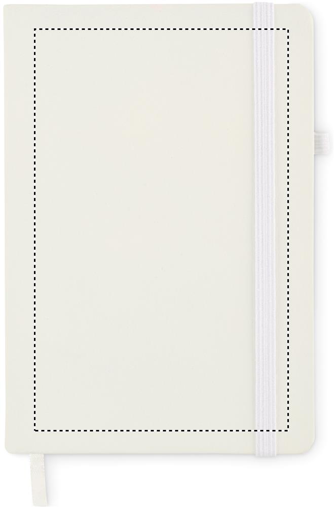 Recycled PU A5 lined notebook front 06