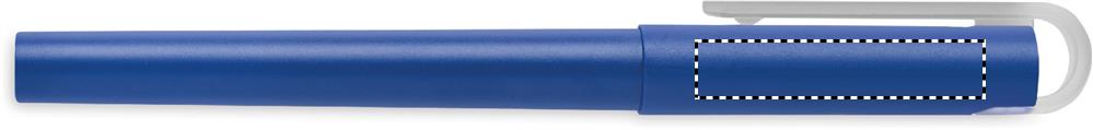 RPET blue gel ink ball pen clip left handed 04
