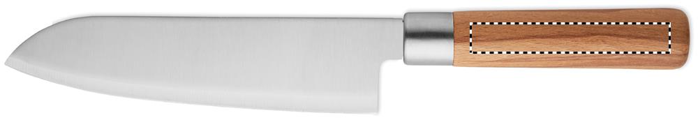 Coltello da chef in legno handle side 1 14