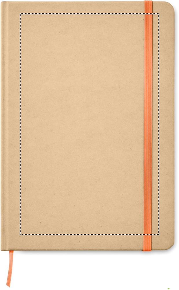 A5 recycled notebook 80 lined front 10