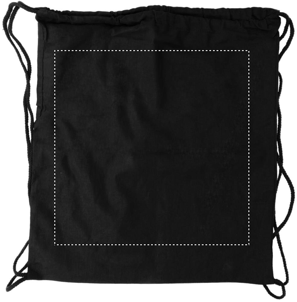 100gr/m² cotton drawstring bag front 03