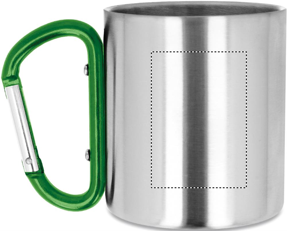 Metal mug & carabiner handle left handed 09