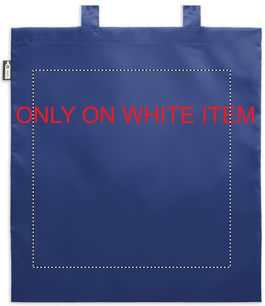 Shopping bag in RPET back on white 04