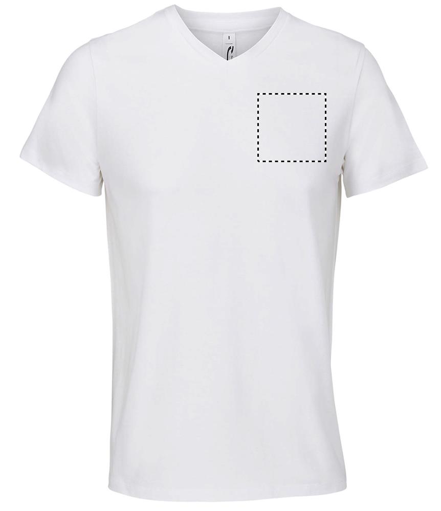 REGENT V  V-NECK T-SHIRT chest wh