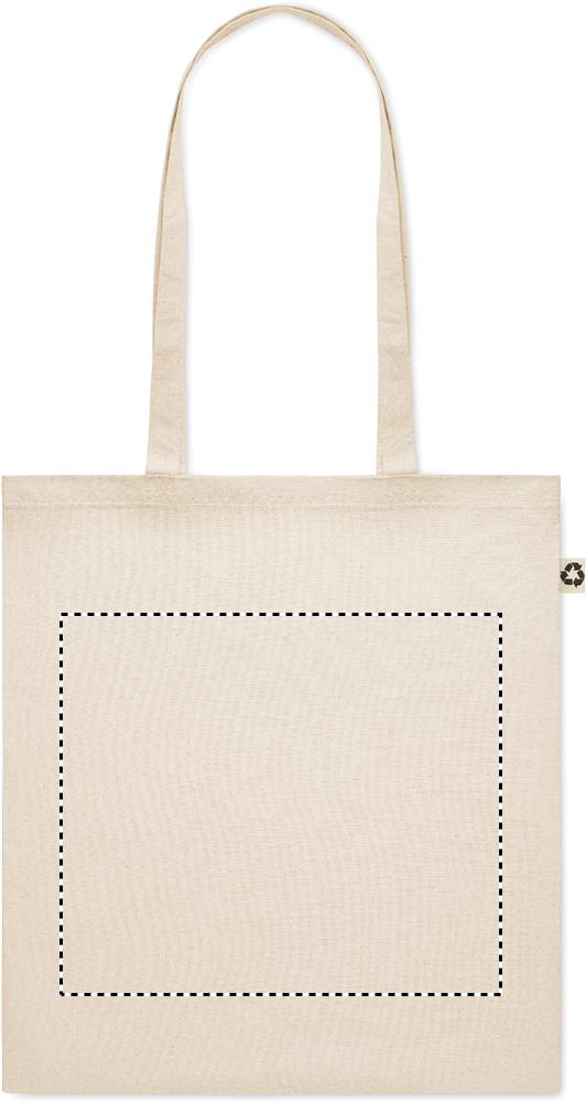 Recycled cotton shopping bag front td1 13