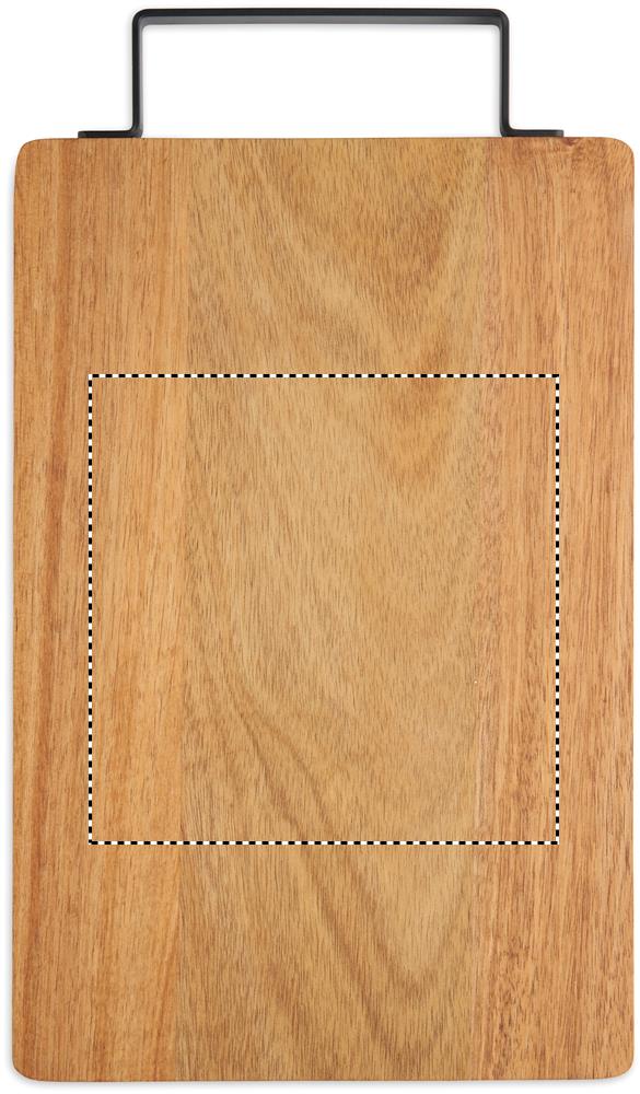 Acacia board with steel handle side 2 40
