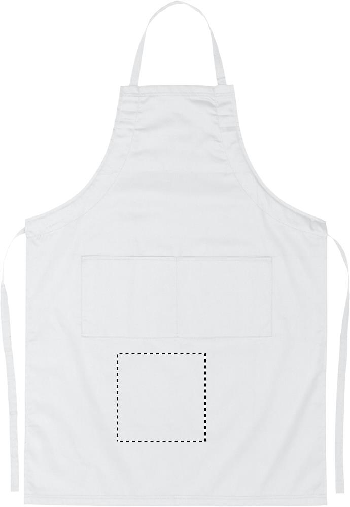 Adjustable apron below pocket e 06