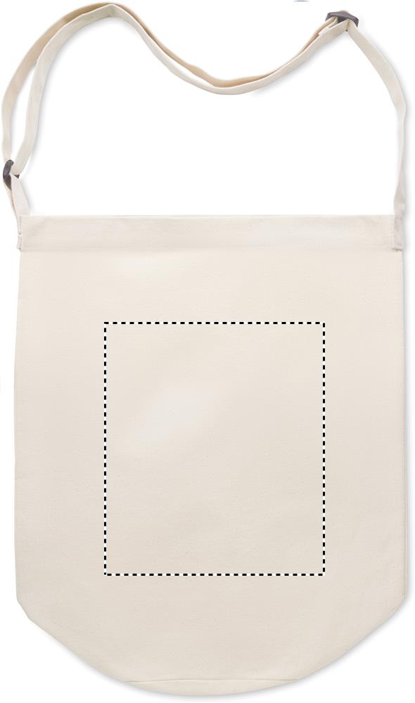 Canvas shopping bag 270 gr/m² back 13