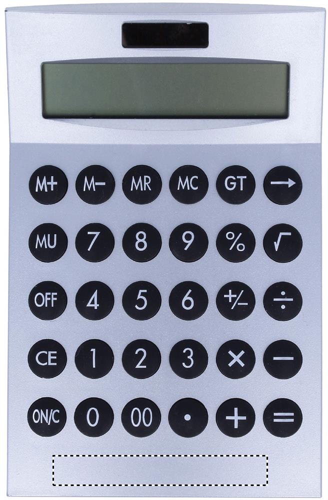 Basics 12-digits calculator below buttons 16