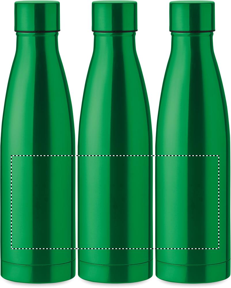 Double wall bottle 500ml roundscreen 09