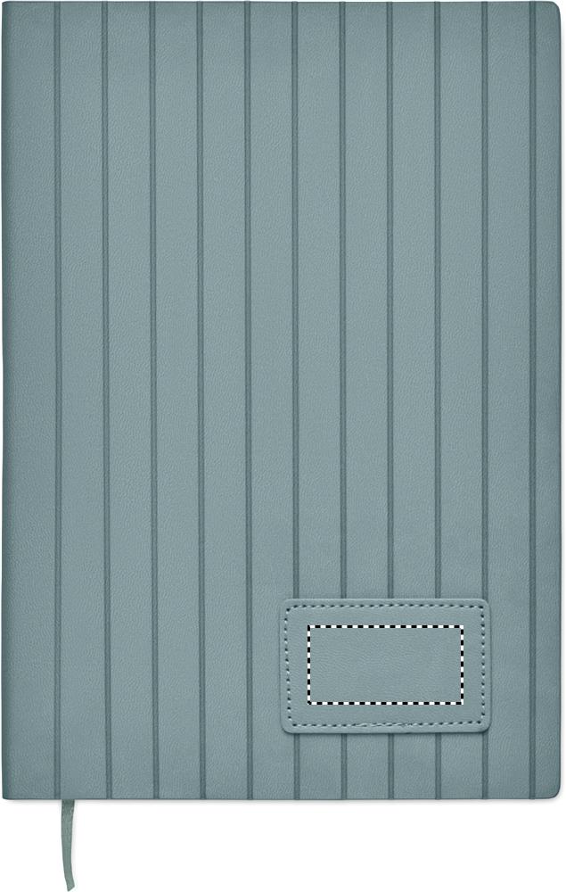 Notebook A5 in PU fumé front 77