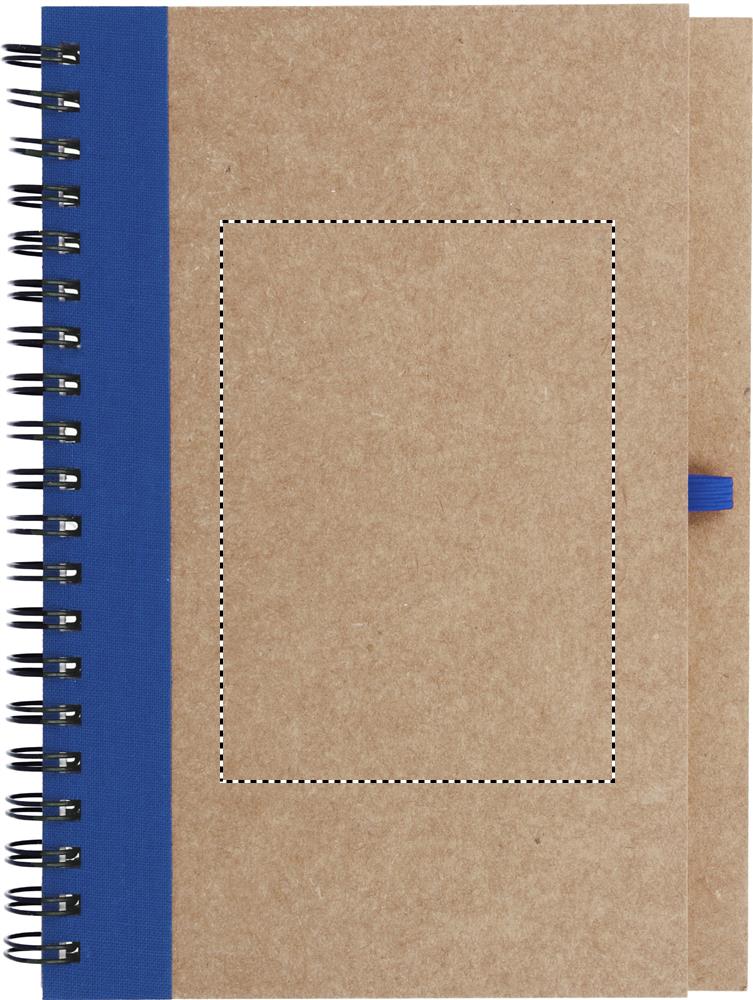 B6 recycled notebook with pen front laser 04