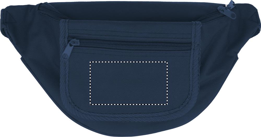 Waist bag with pocket front 04