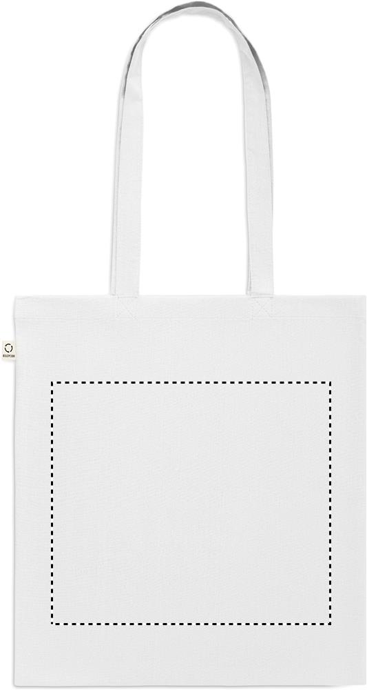 Recycled cotton shopping bag back td1 06