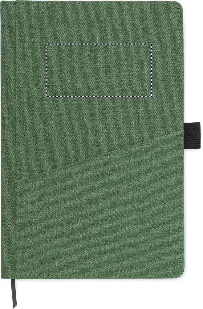 A5 notebook PU front pocket front top pad 60
